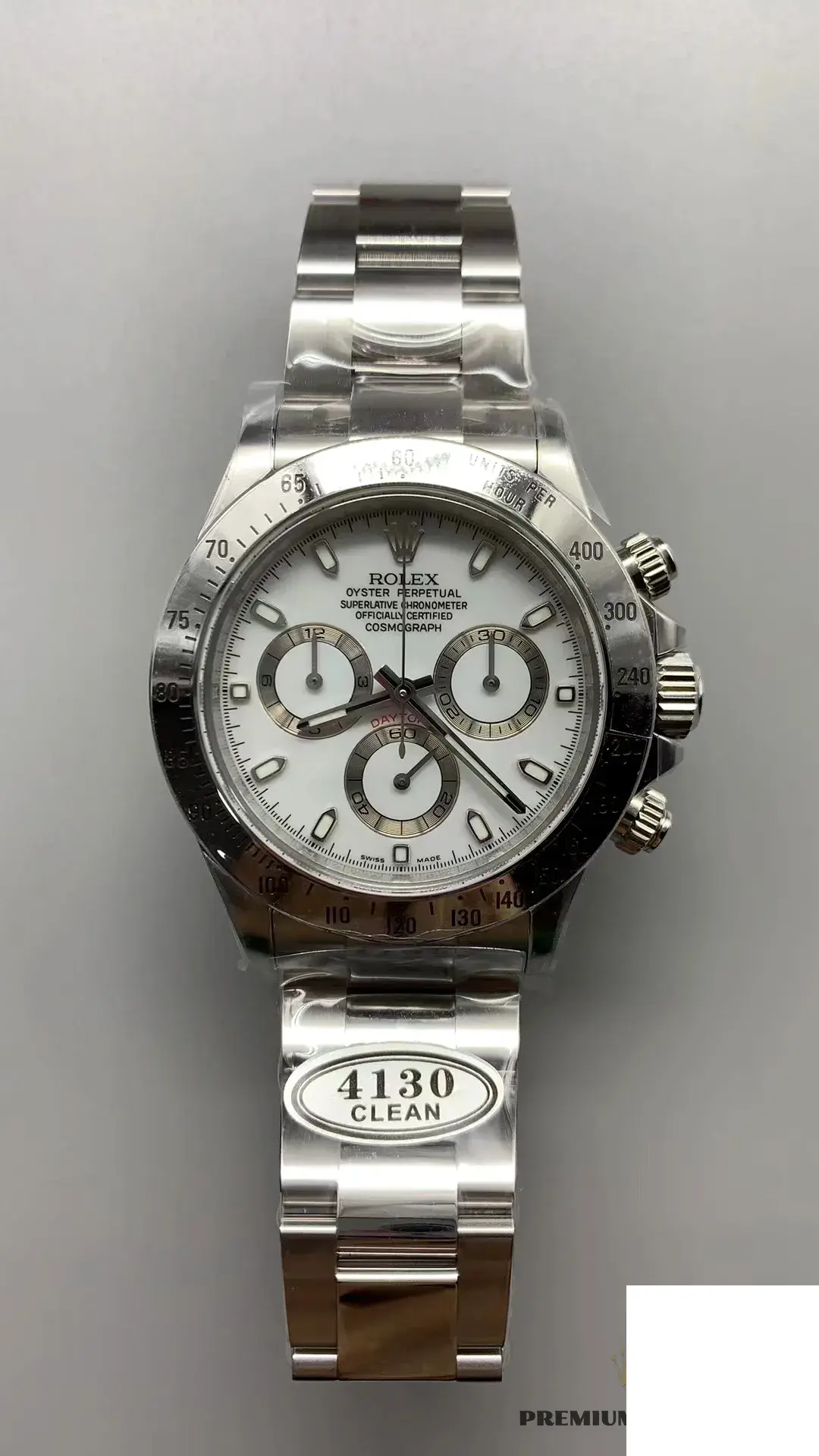 Rolex Daytona 116520 eta clone — bracelet detail