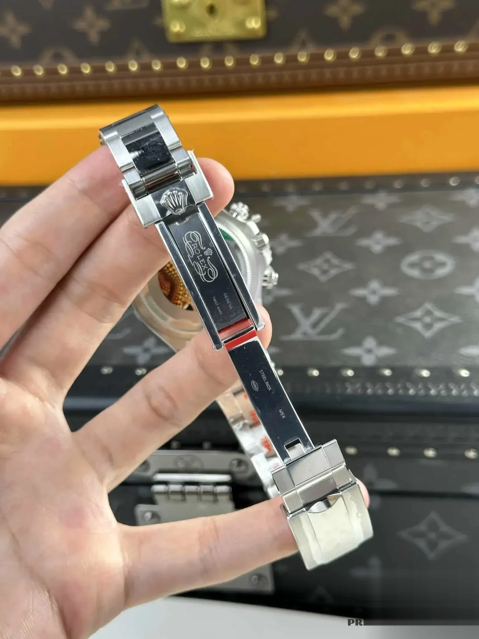 Daytona 126500LN superclone — dial close-up