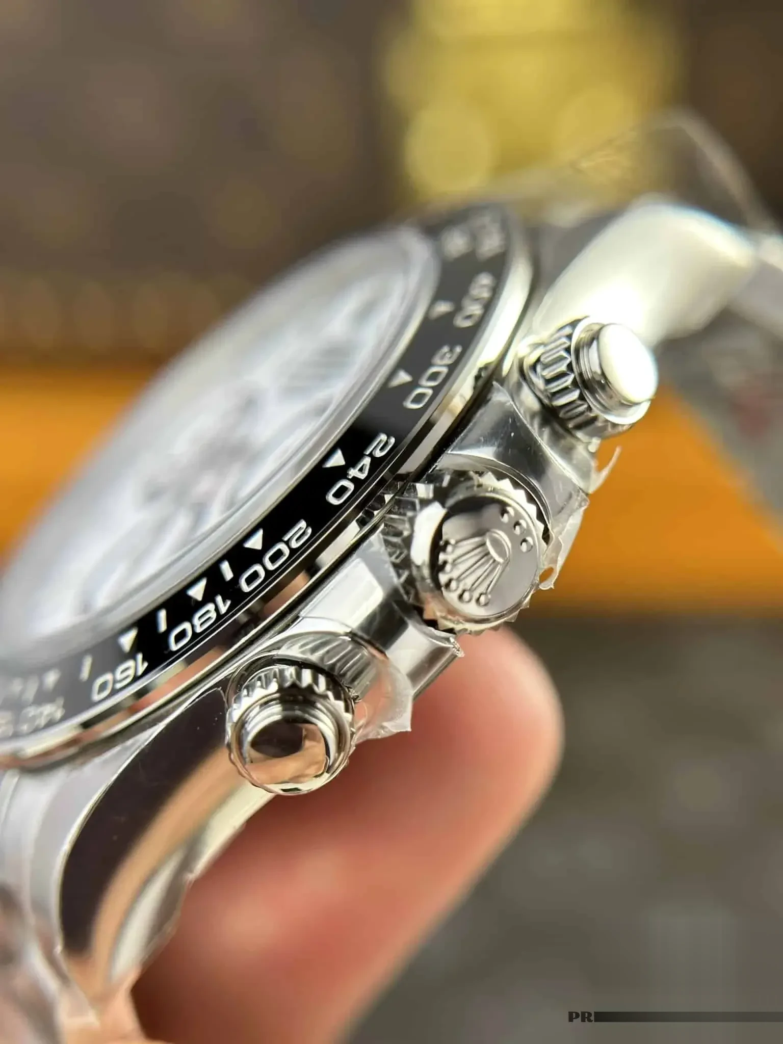 Rolex Daytona 126500LN eta clone — lume shot