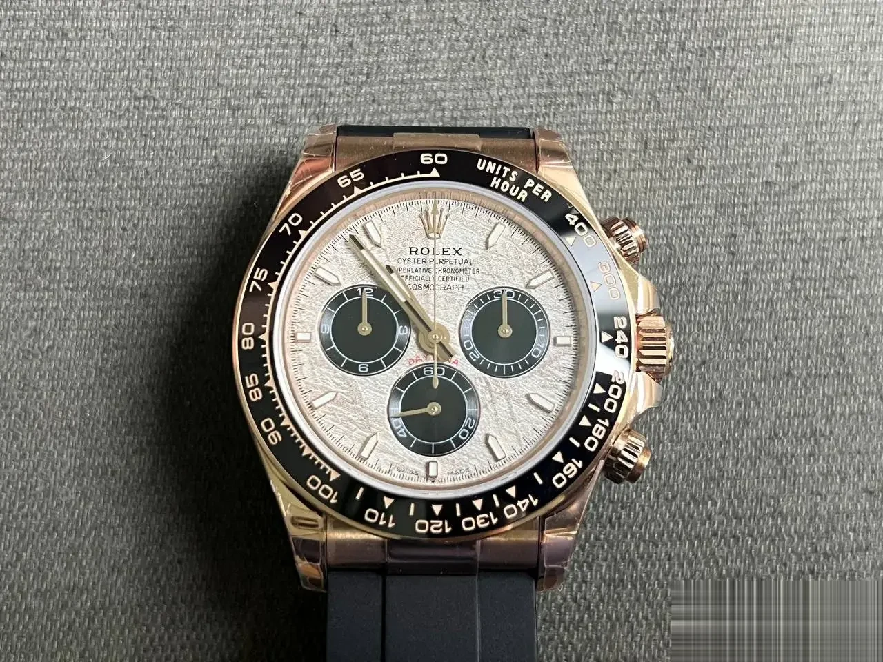 Rolex Daytona 126515LN eta clone 40mm — dial close-up