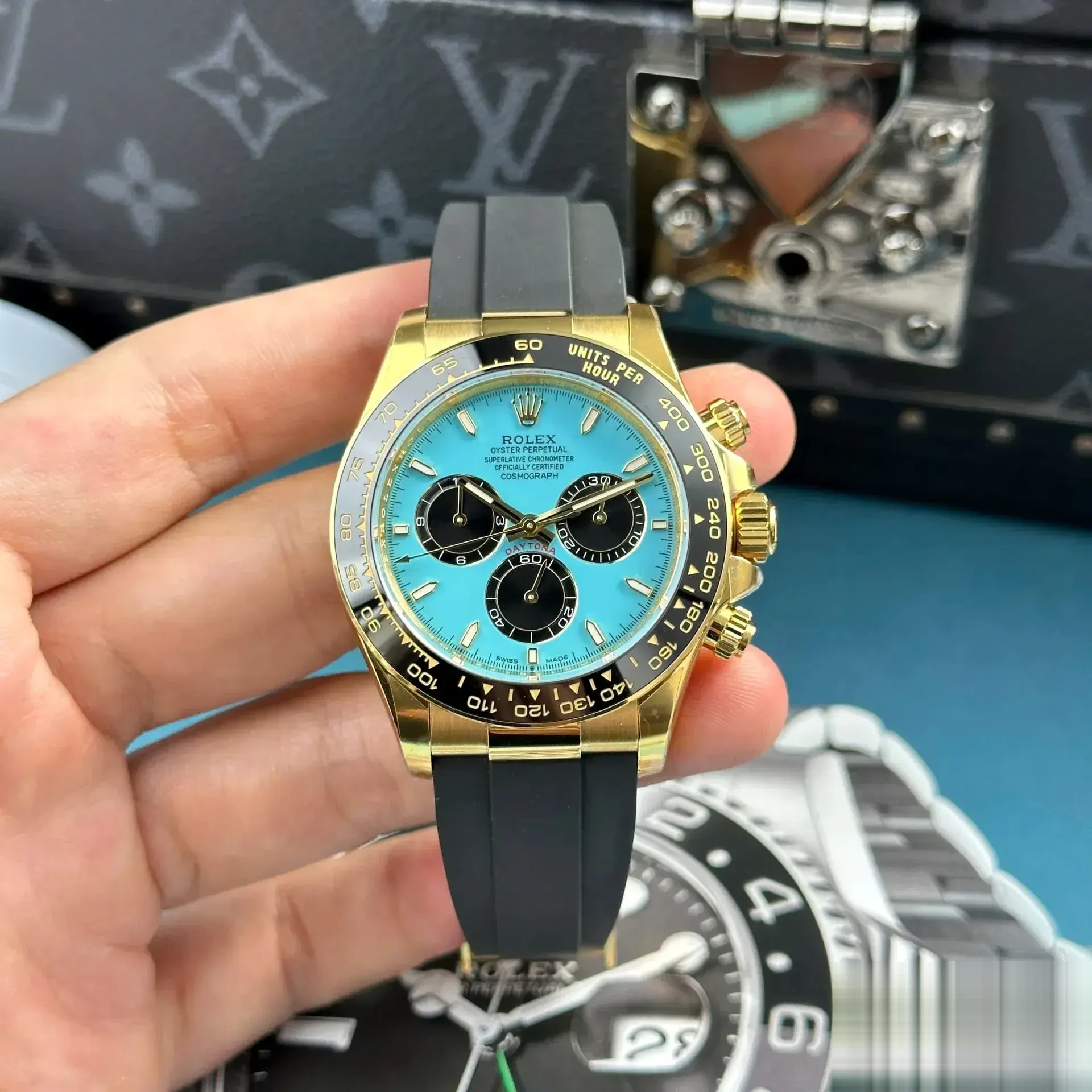 Rolex Daytona 126518LN super clone 40mm — dial close-up