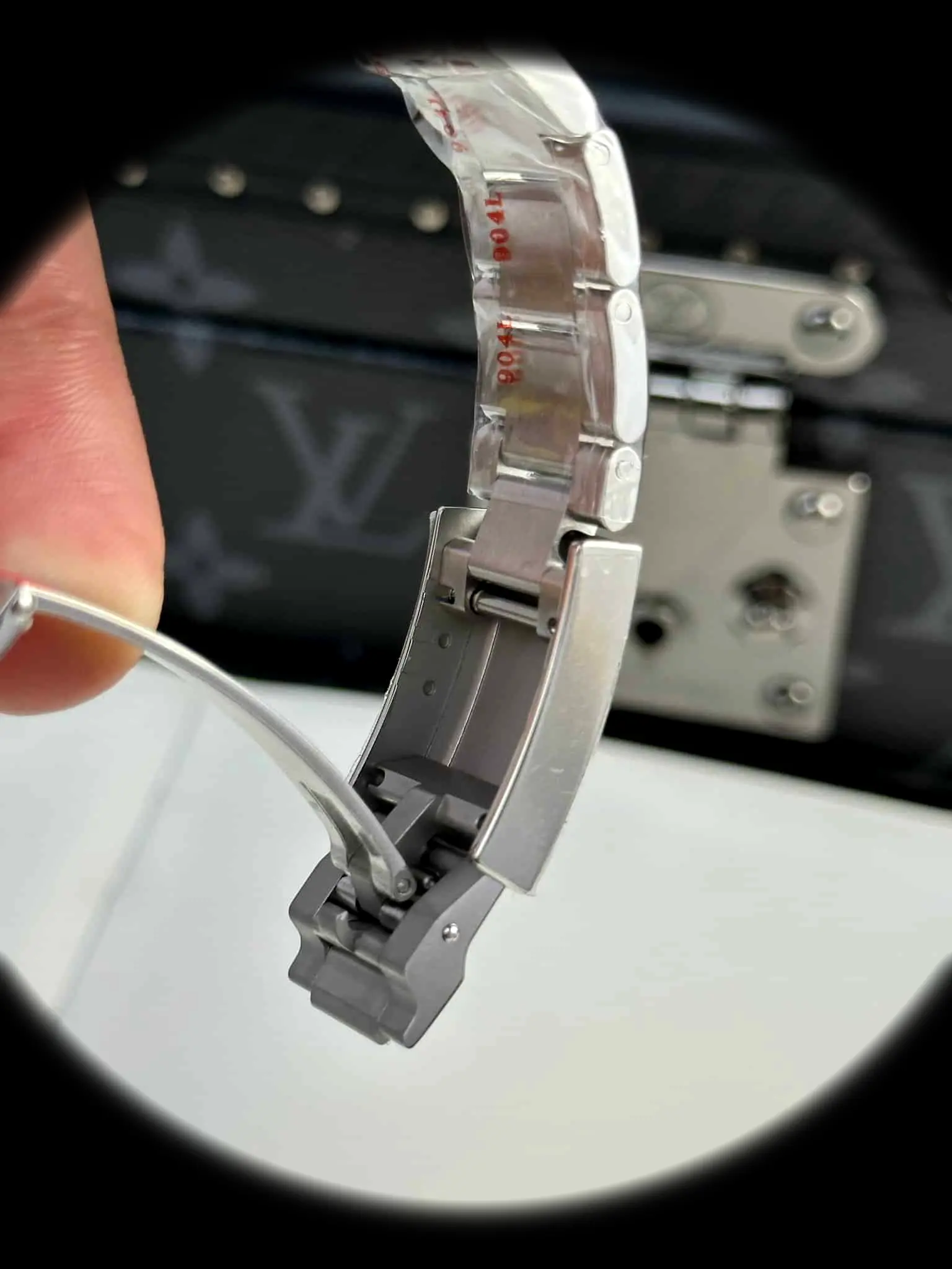 Daytona 126500LN super clone black dial — angled view