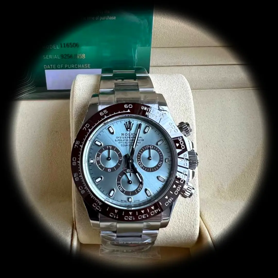Rolex Daytona 116506 eta clone 40mm — dial close-up