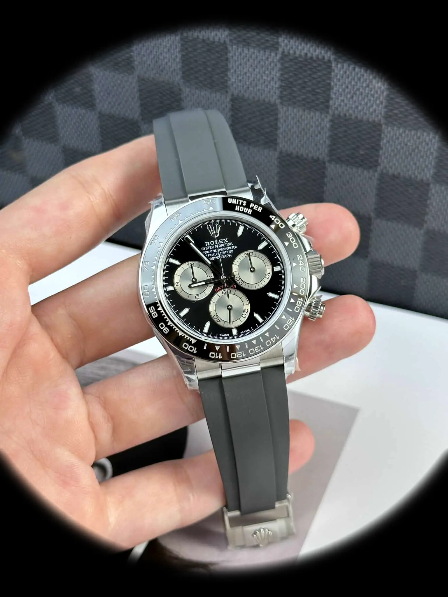 Rolex Daytona 126519LN superclone 40mm — dial close-up