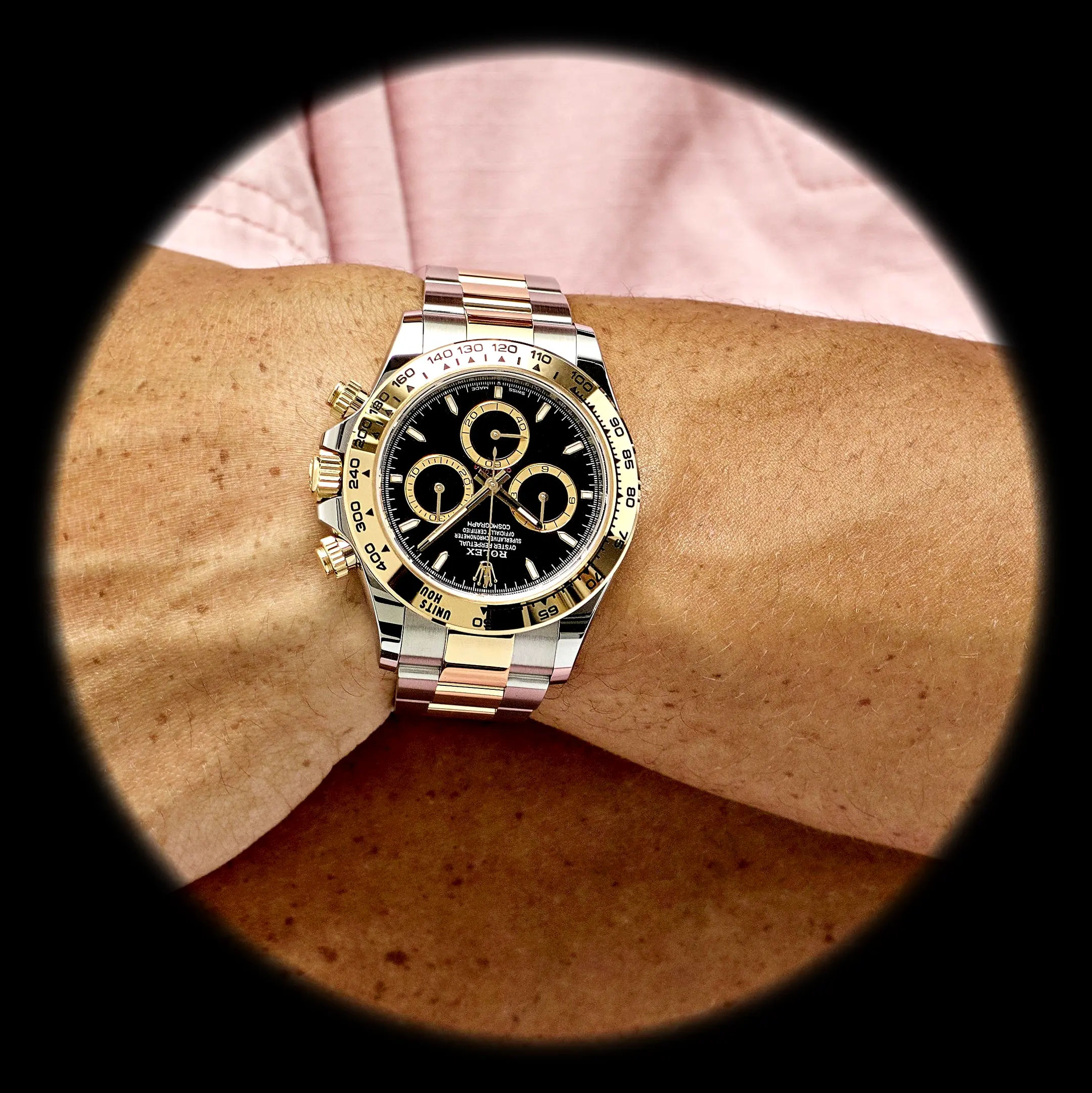 Daytona 126503 swiss super clone — bracelet detail