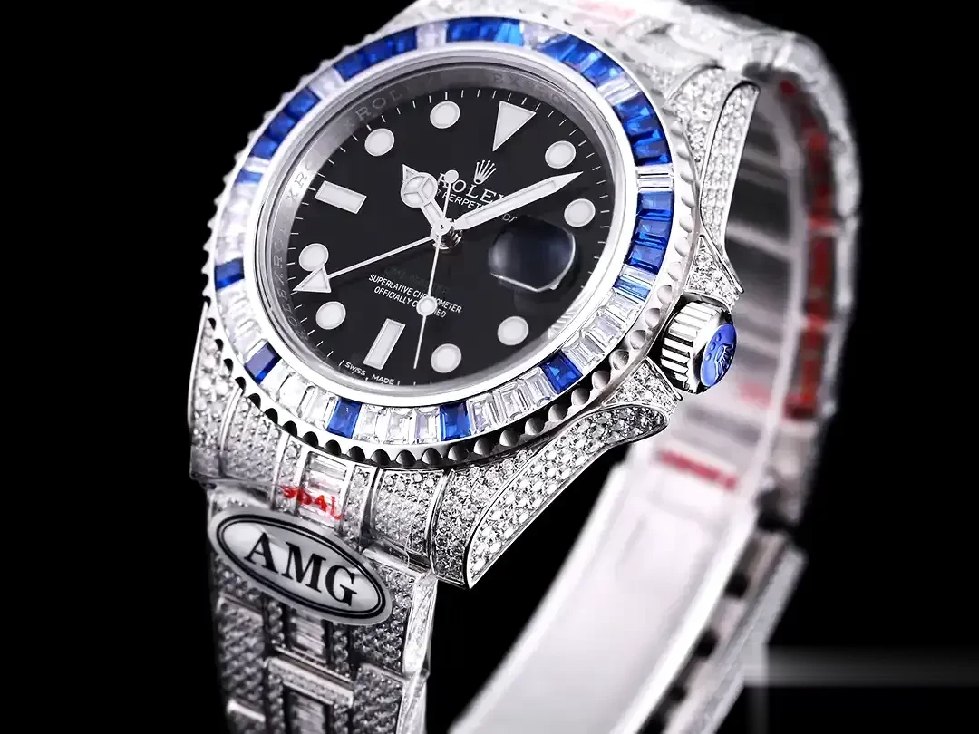 GMT-Master 116710BLNR eta clone black dial — caseback detail