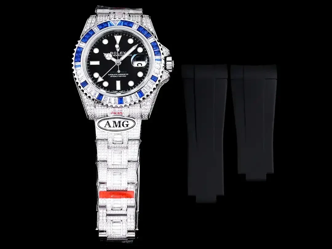 Rolex GMT-Master 116710BLNR swiss super clone 40mm — wrist shot