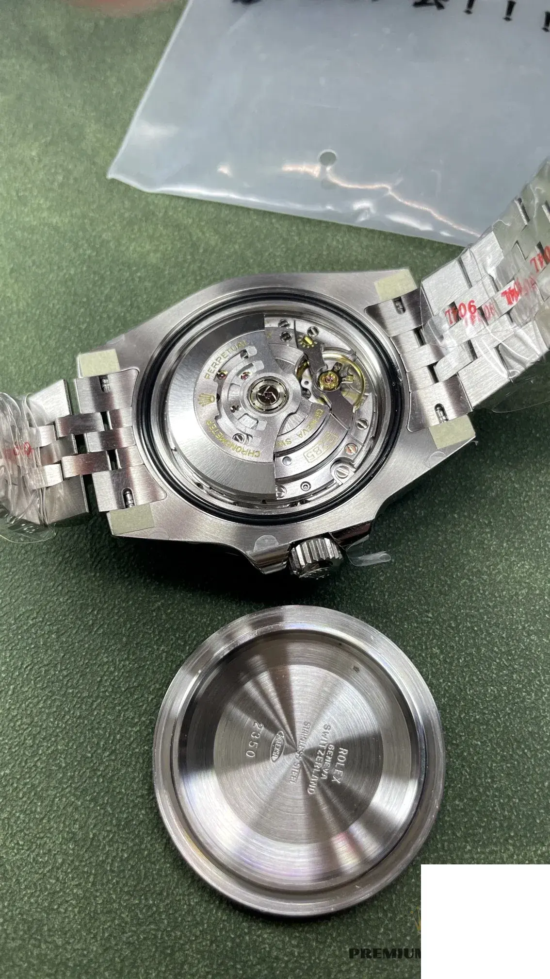Rolex GMT-Master 126710BLNR eta clone 40mm — dial close-up
