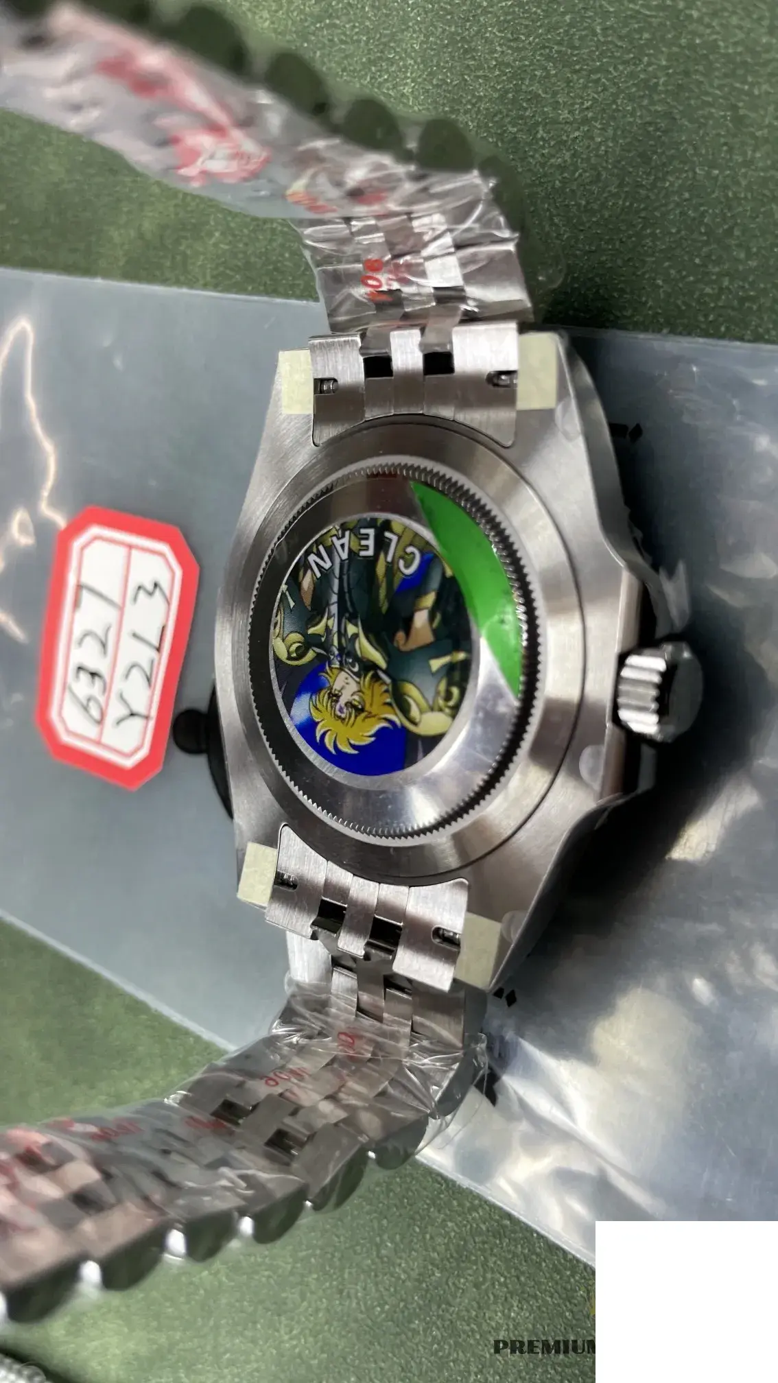 Rolex GMT-Master 126710BLNR swiss super clone 40mm — crown and case detail