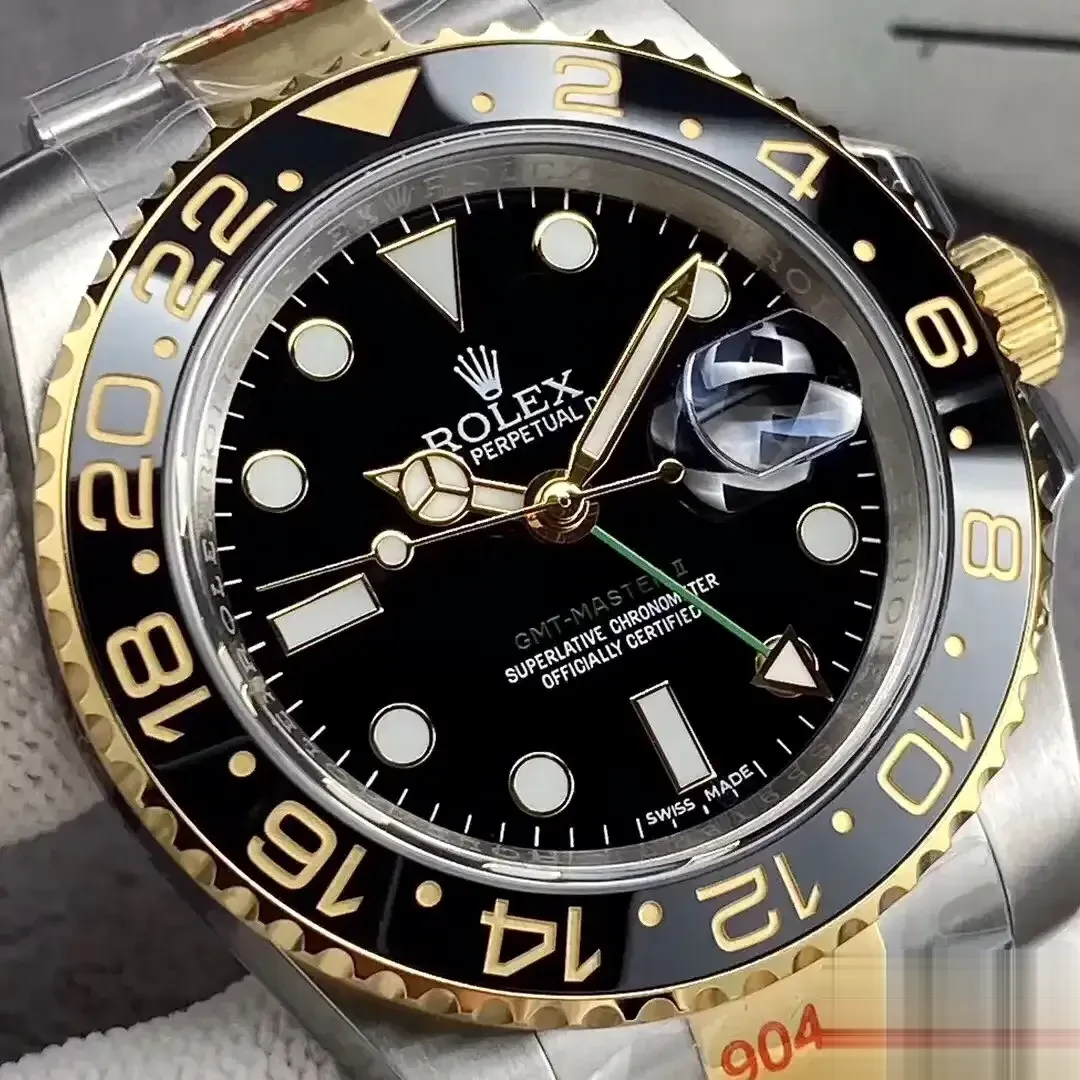 Rolex GMT-Master 126710BLRO super clone 40mm — wrist shot