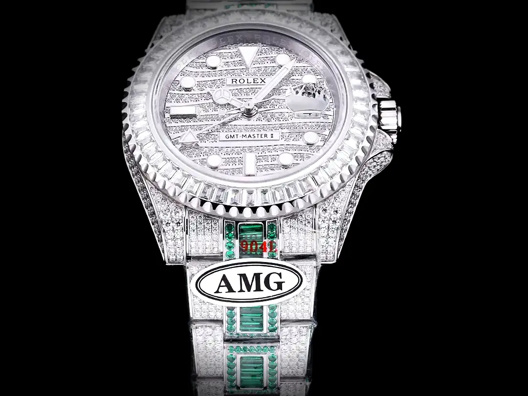 Rolex GMT-Master 116769TBR swiss clone — side profile