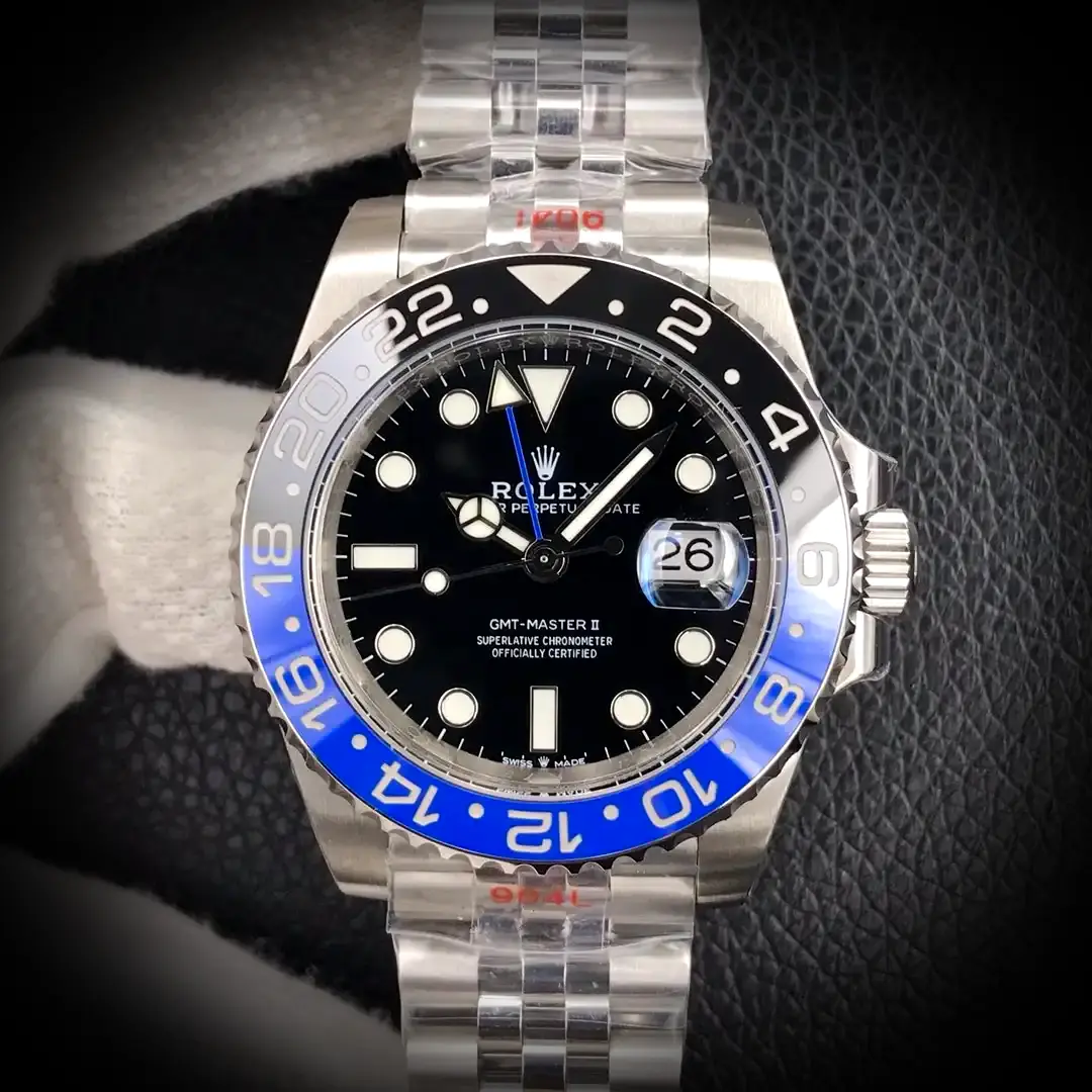 Rolex GMT-Master 126710 swiss super clone 40mm — dial close-up