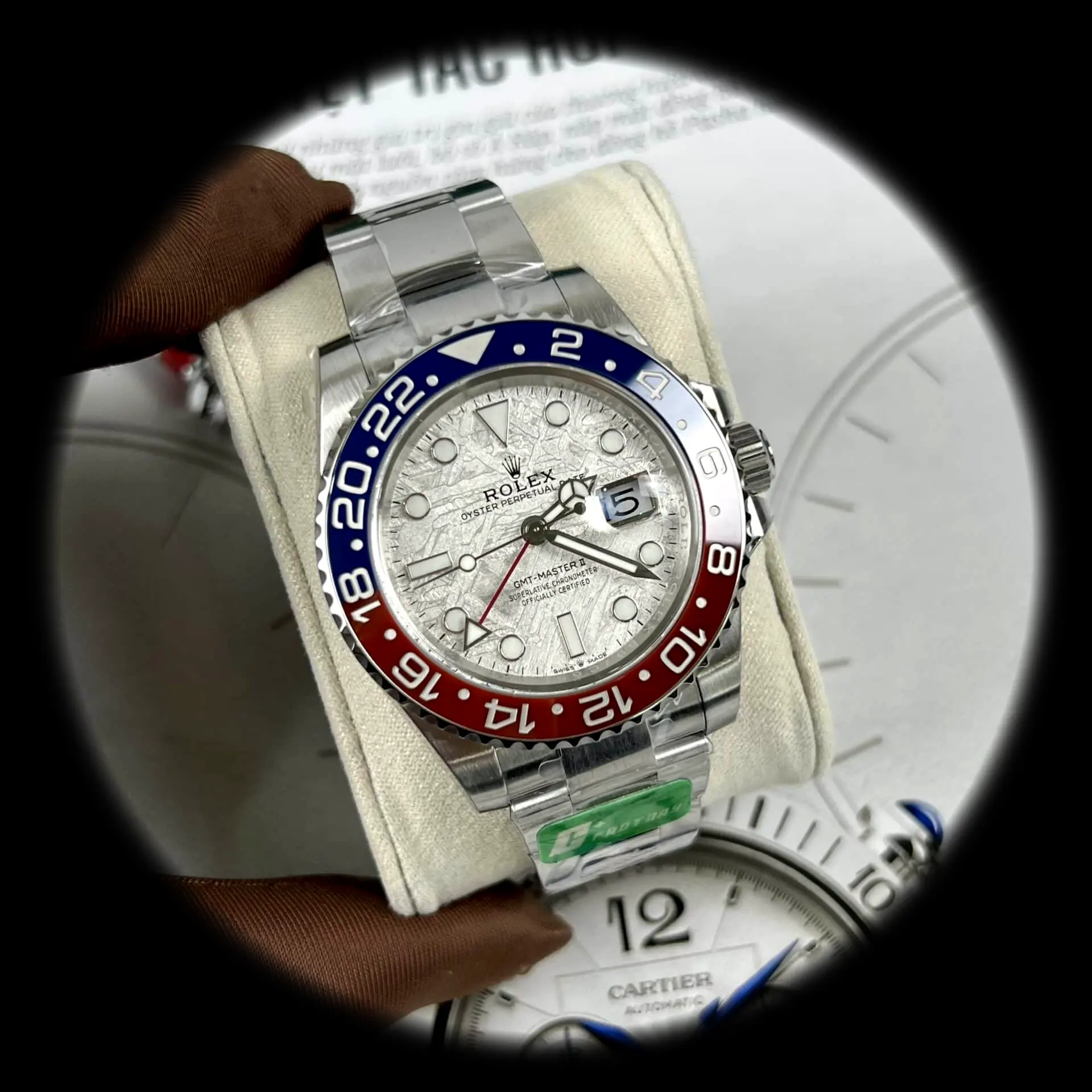 GMT-Master 126719BLRO swiss super clone — side profile