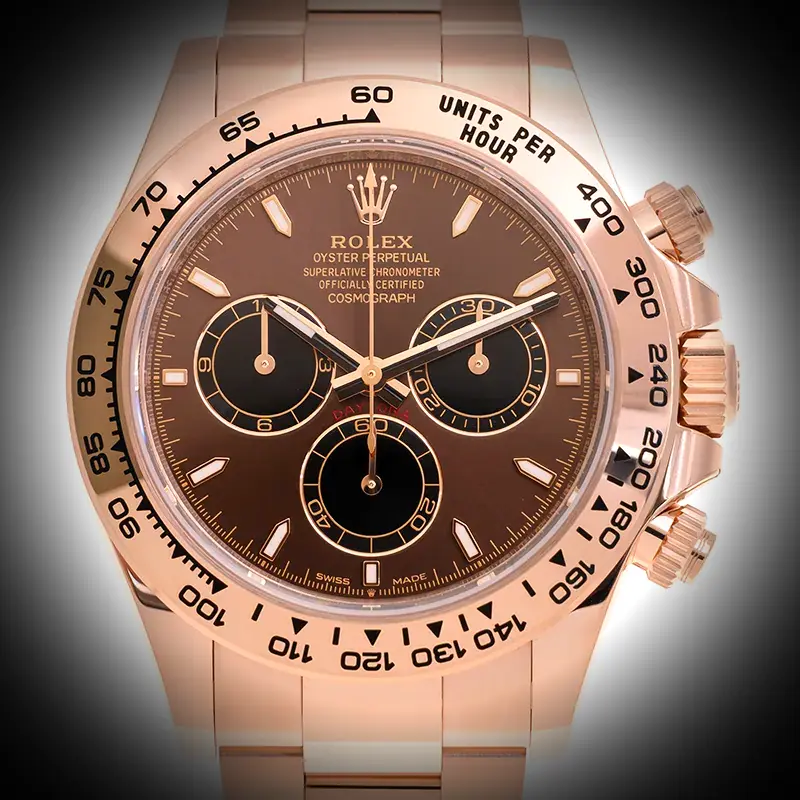 Rolex Daytona 126505 eta clone 40mm — dial close-up