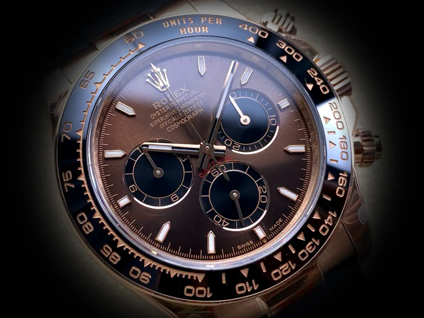 Rolex Daytona 126515LN swiss super clone — side profile