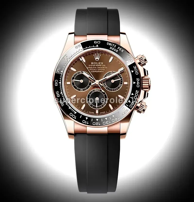 Rolex Daytona 126515LN swiss clone bright chocolate dial — front view