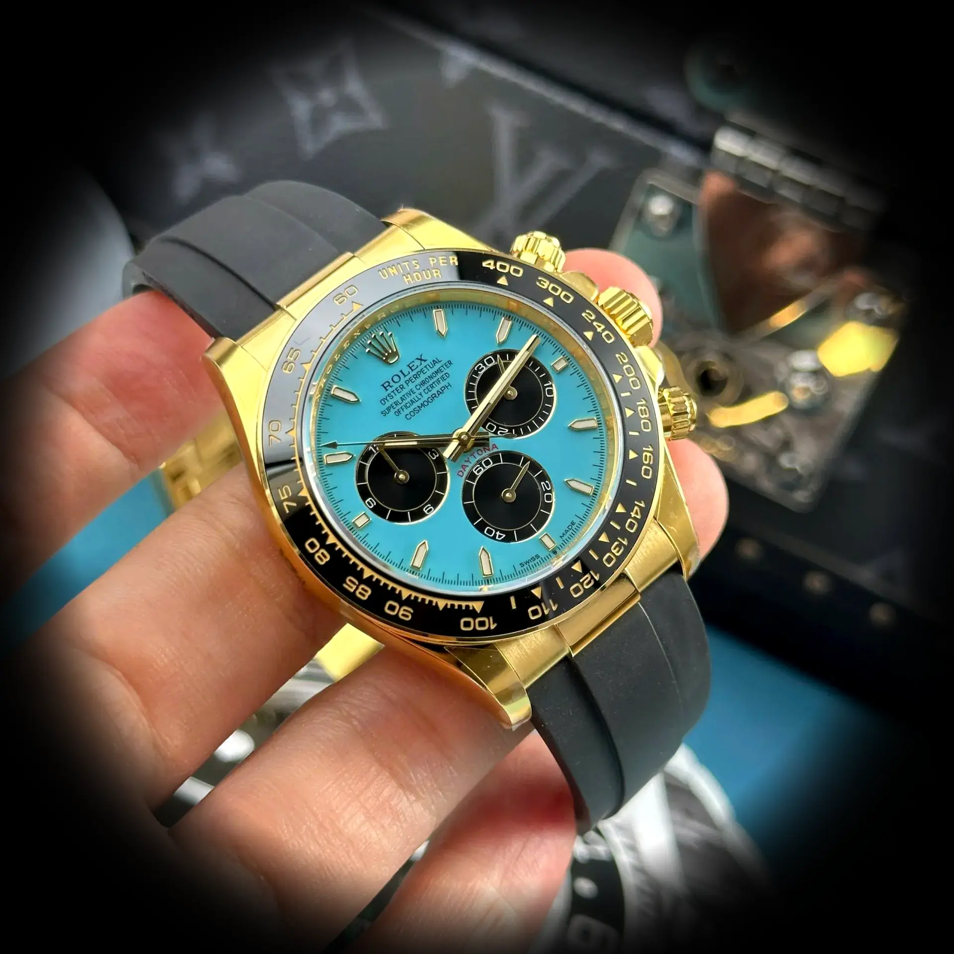 Rolex Daytona 126518LN swiss super clone 40mm — wrist shot