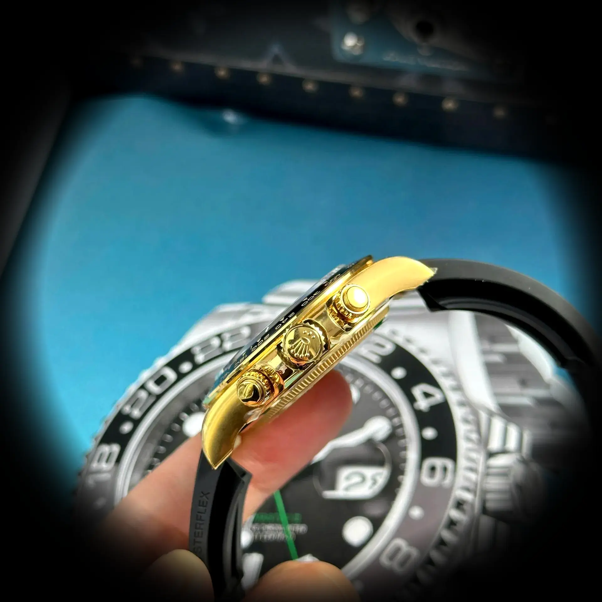 Rolex Daytona 126518LN eta clone — lume shot