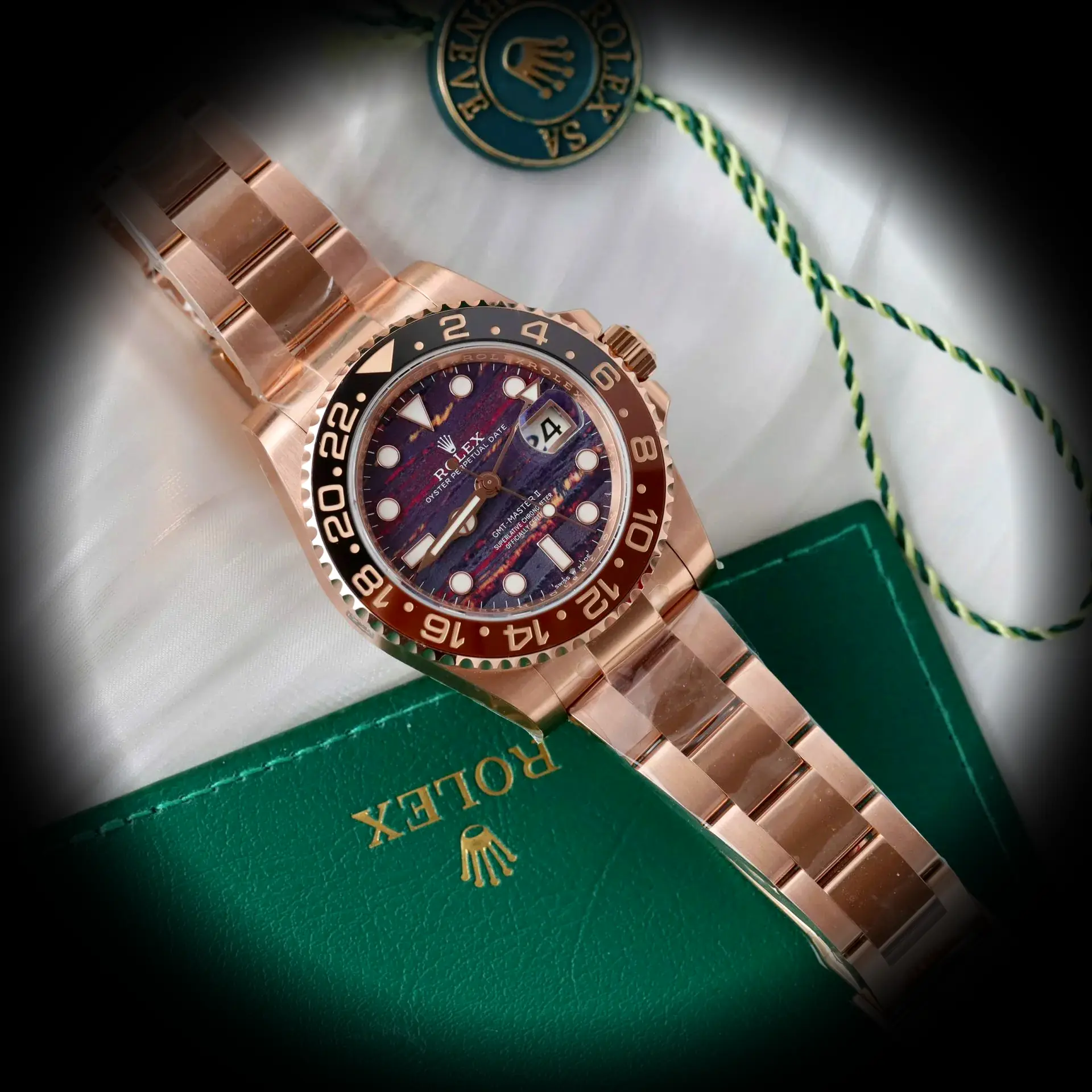 GMT-Master 126715CHNR eta clone 40mm — wrist shot