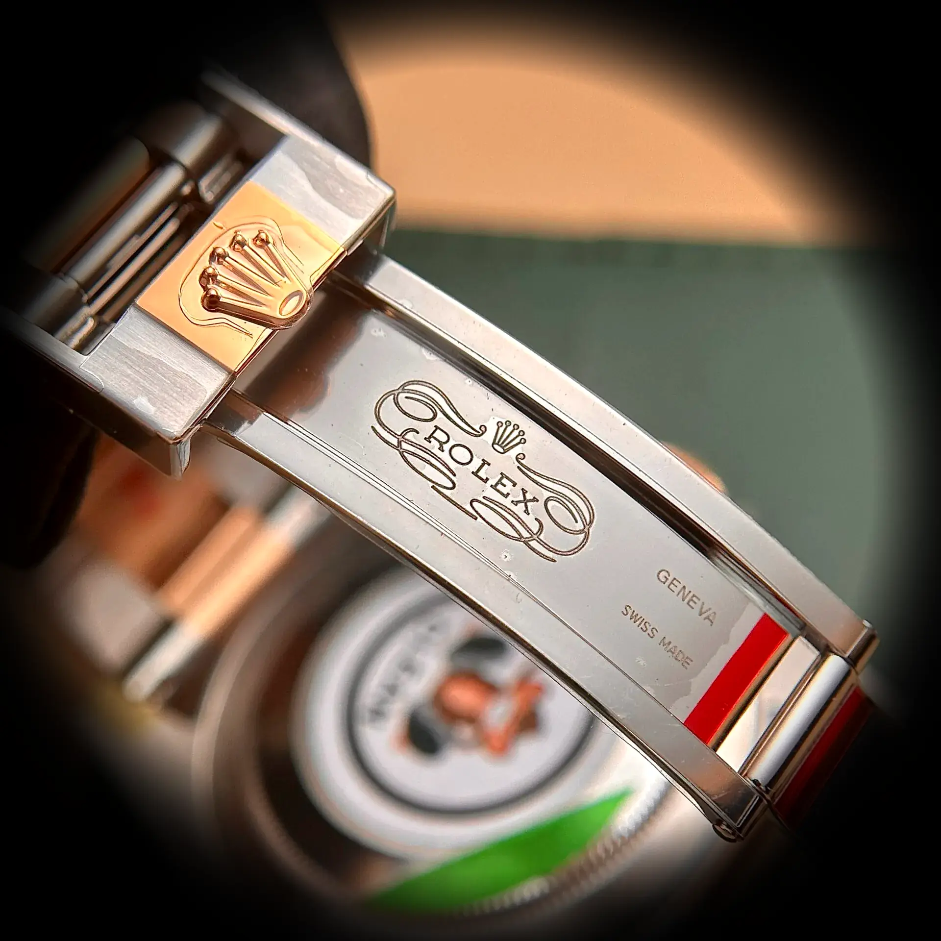 Rolex GMT-Master 126711CHNR swiss clone 40mm — crown and case detail