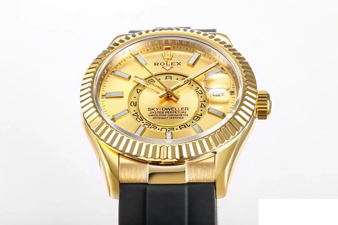 Rolex Sky-Dweller 326238 swiss clone 42mm — dial close-up