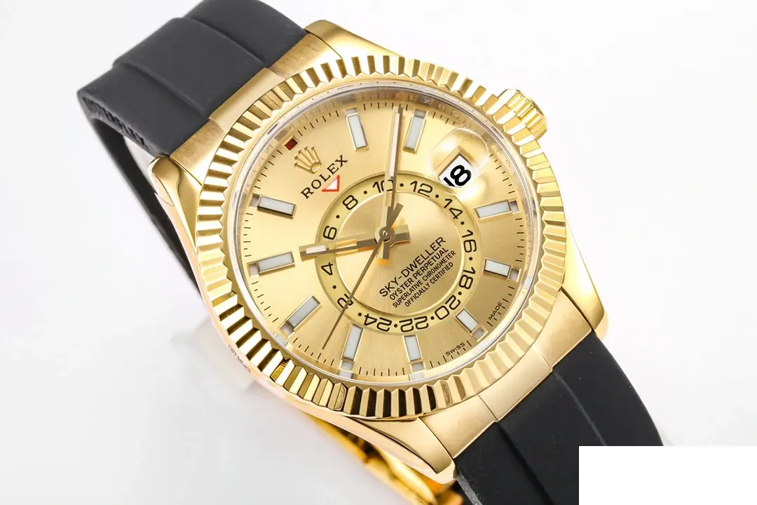 Rolex Sky-Dweller 326238 eta clone 42mm — crown and case detail