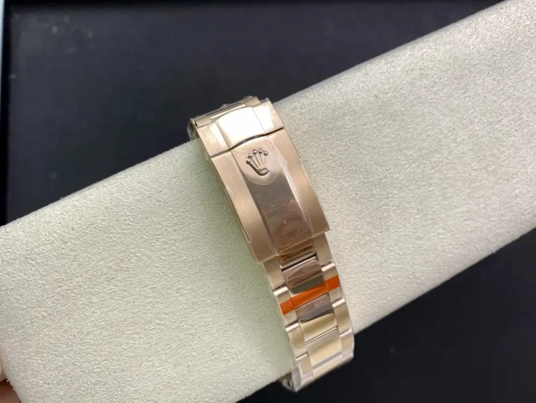 Rolex Sky-Dweller 326935 super clone chocolate dial — angled view
