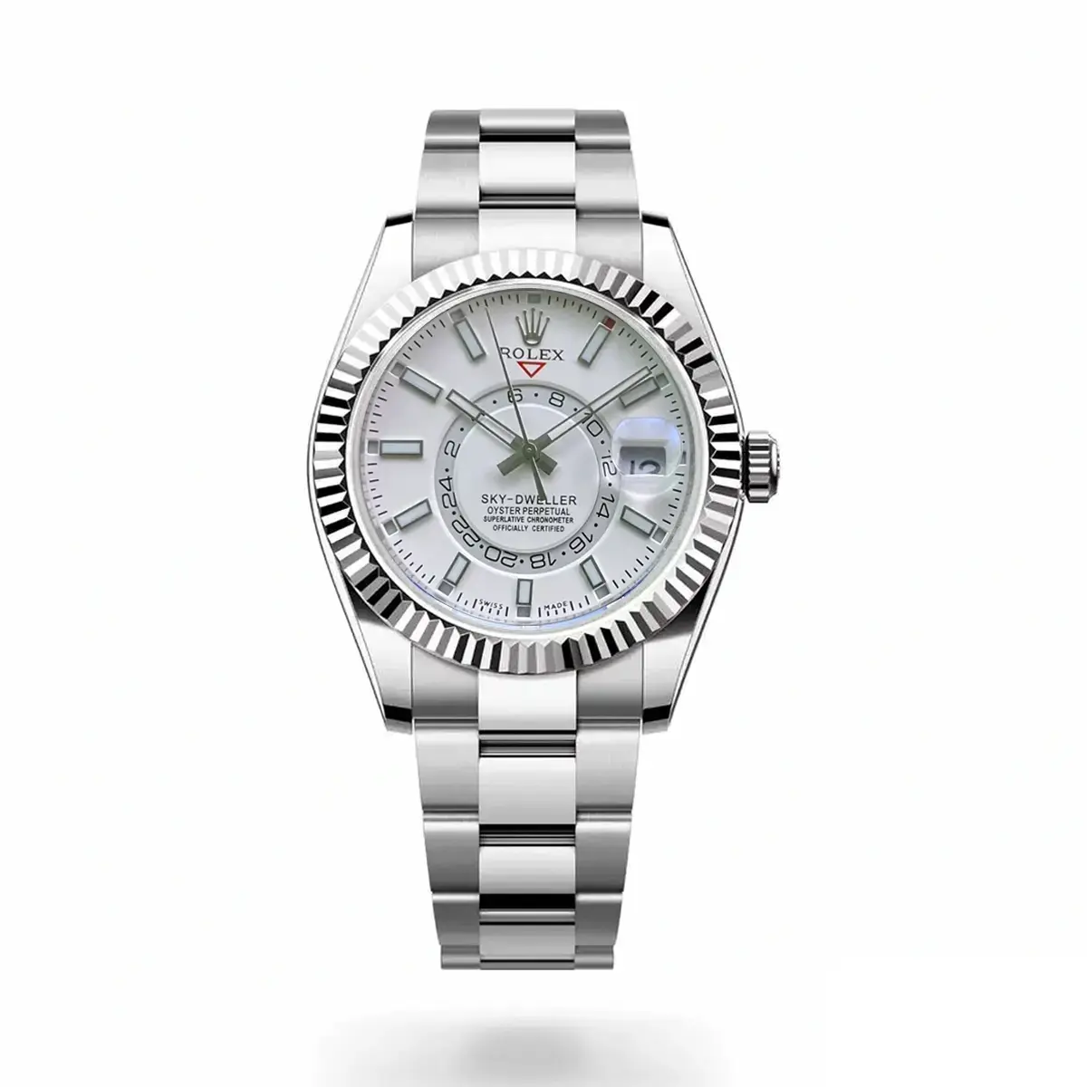 Rolex Sky-Dweller 326938 eta clone champagne dial — front view