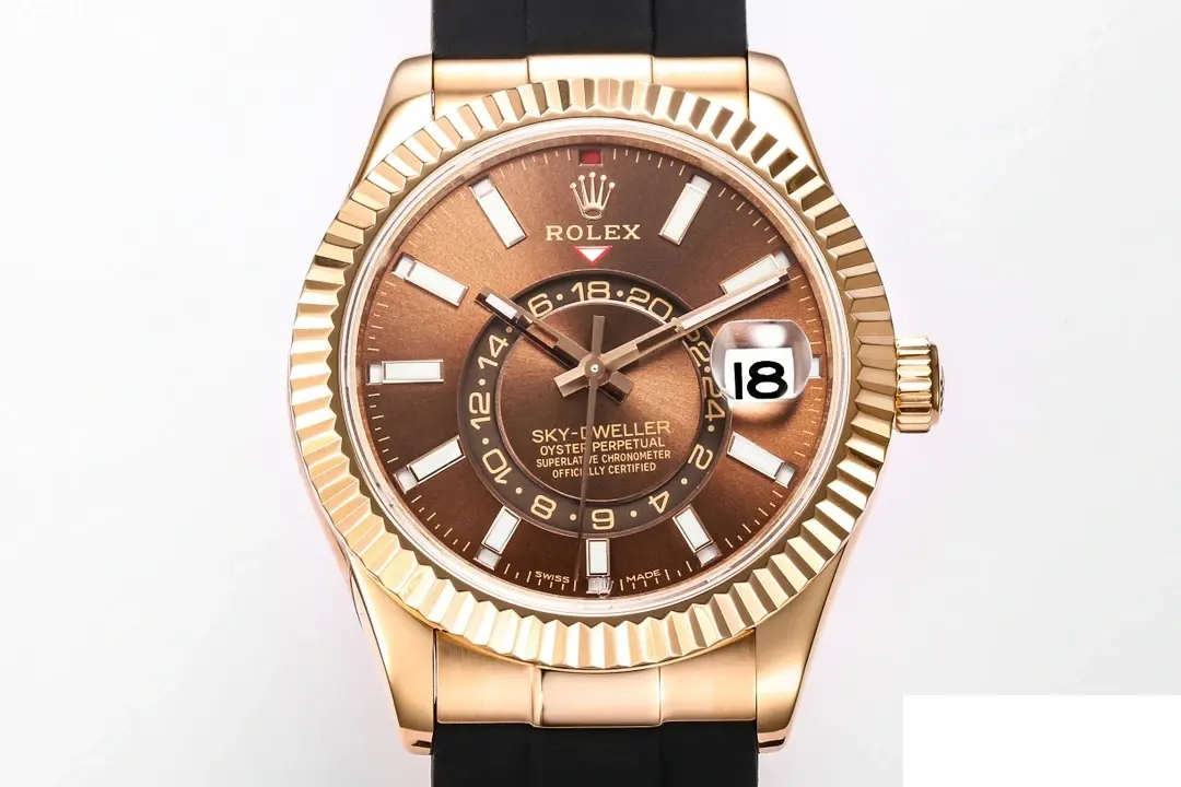 Rolex Sky-Dweller 336235 super clone 42mm — dial close-up