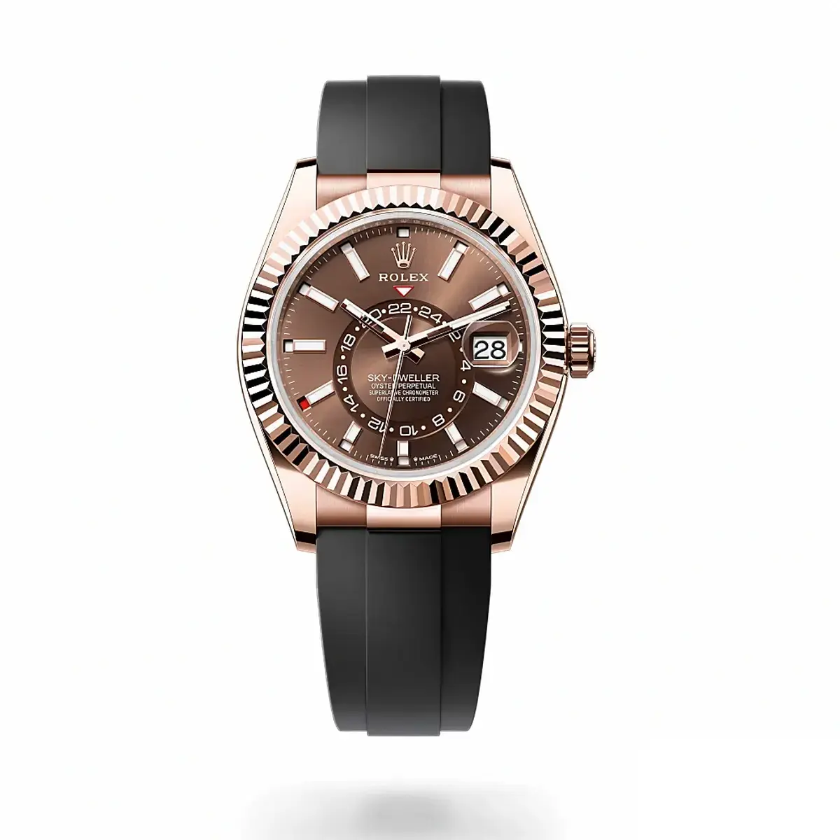 Rolex Sky-Dweller 42mm Intense White Dial Everose Ref. 336235 replica watch