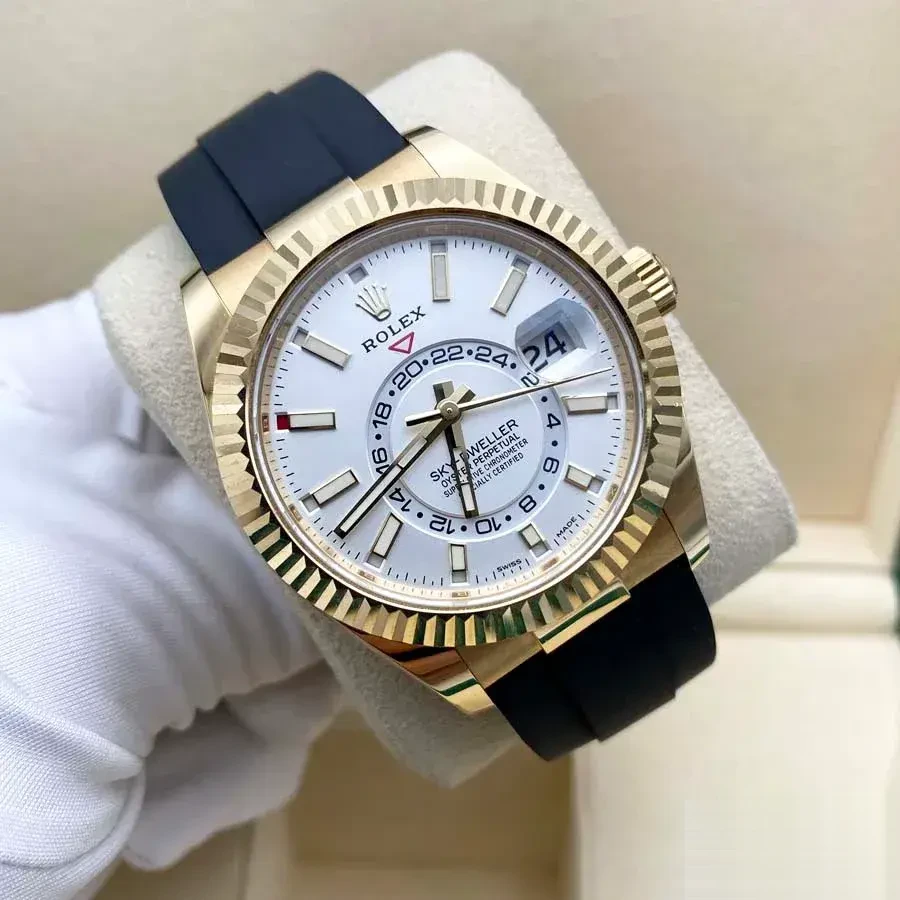 Sky-Dweller 336238 superclone 42mm — dial close-up
