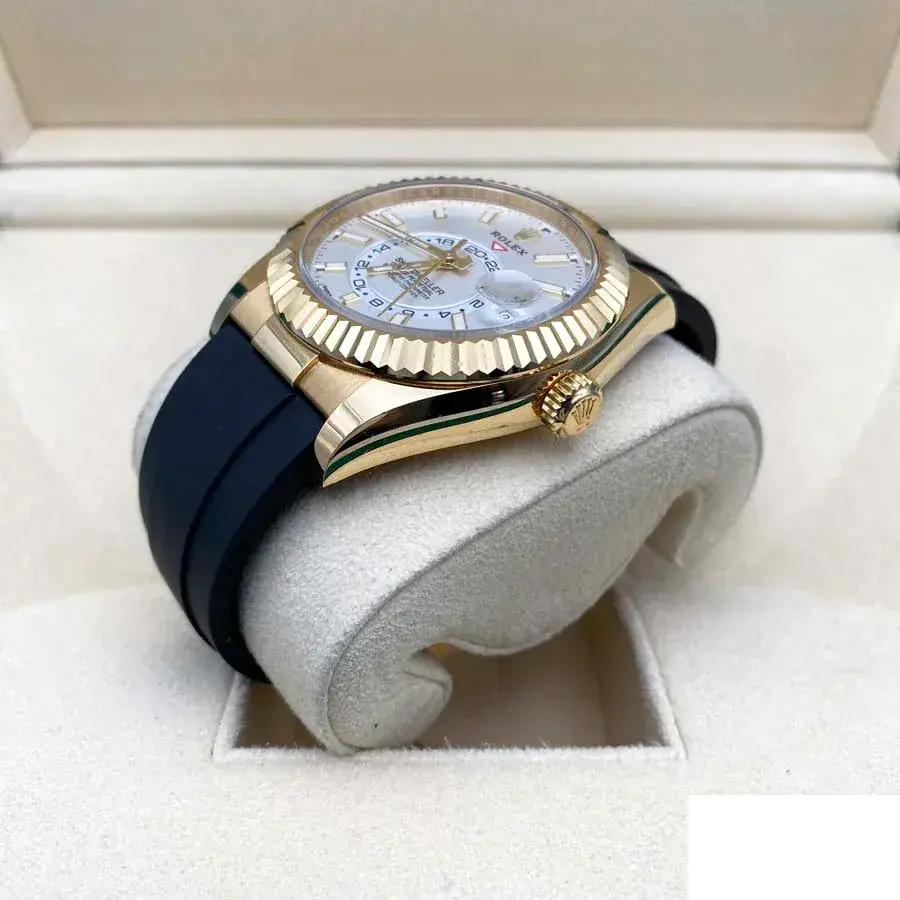 Rolex Sky-Dweller 336238 swiss clone — side profile