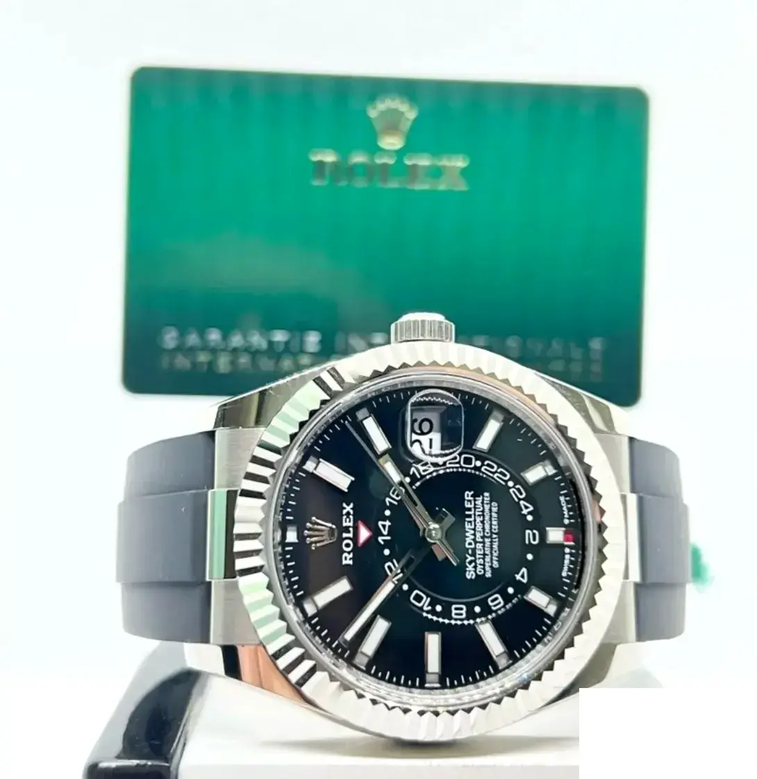 Rolex Sky-Dweller 336239 swiss super clone bright black dial — caseback detail