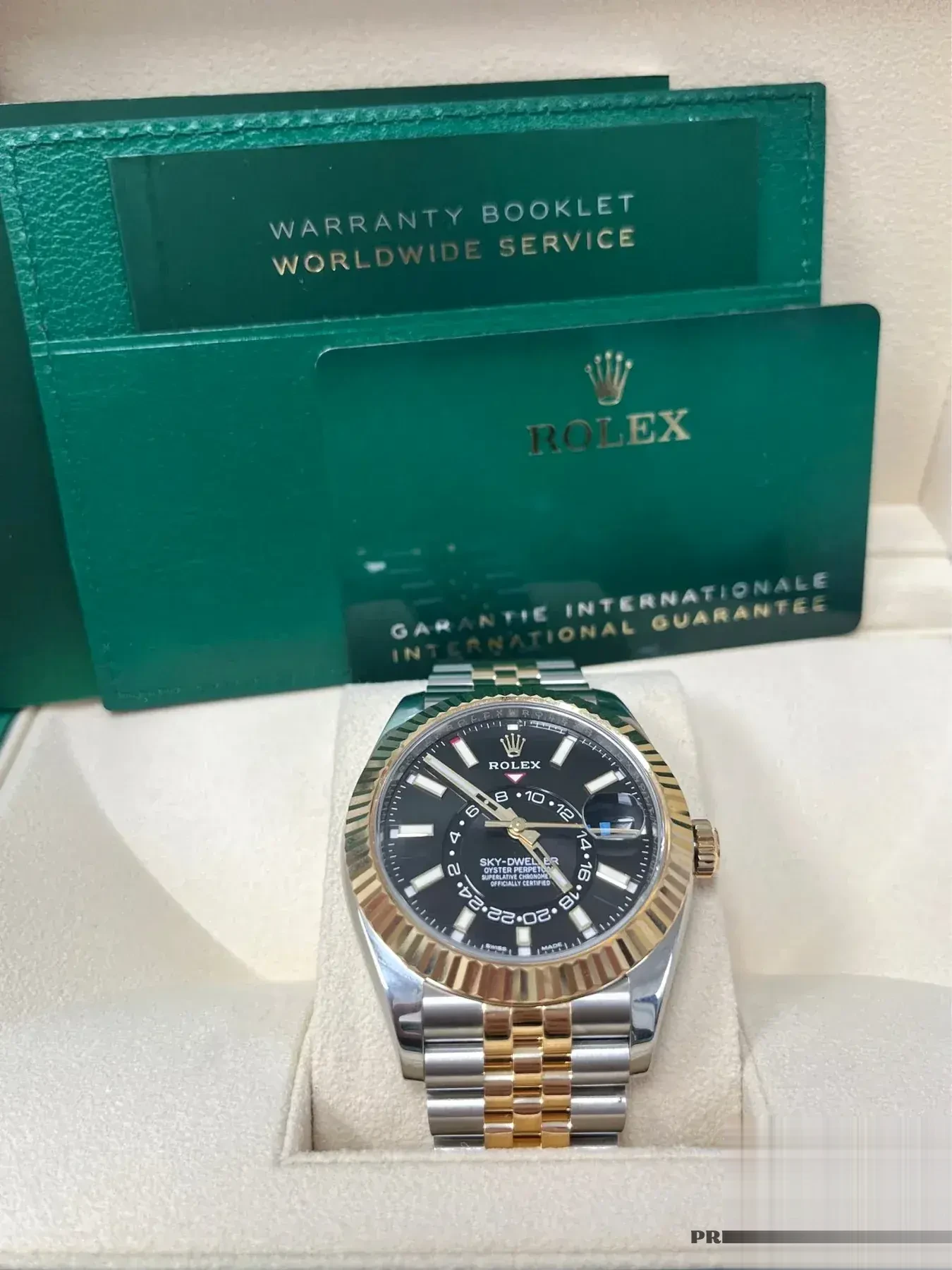 Rolex Sky-Dweller 336933 swiss clone — side profile