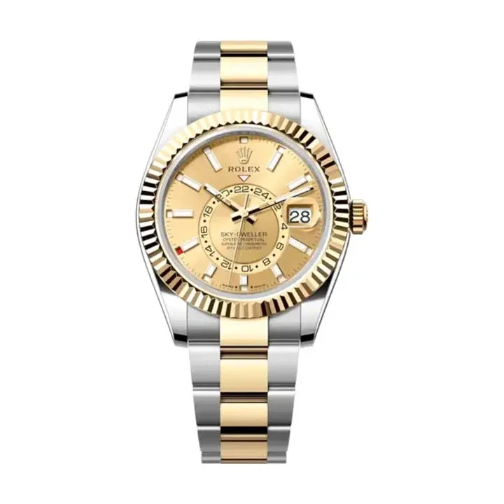 Rolex Sky-Dweller 336933 swiss super clone champagne dial — front view