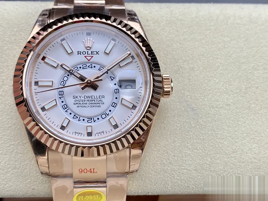 Rolex Sky-Dweller 336935 super clone 42mm — wrist shot