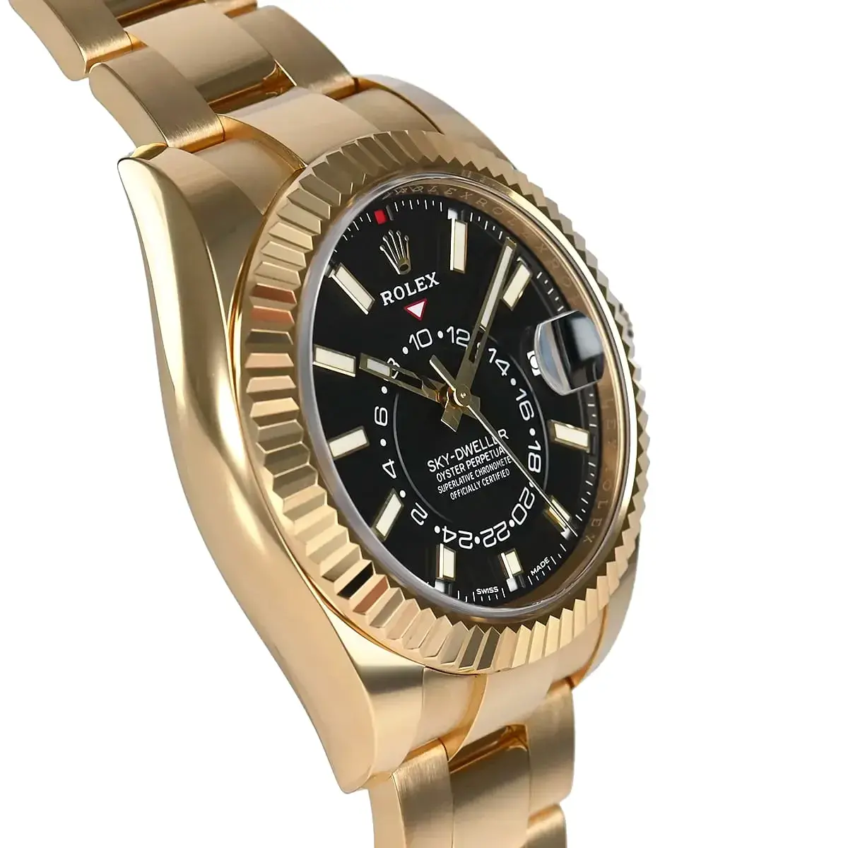 Rolex Sky-Dweller 336938 swiss clone 42mm — dial close-up