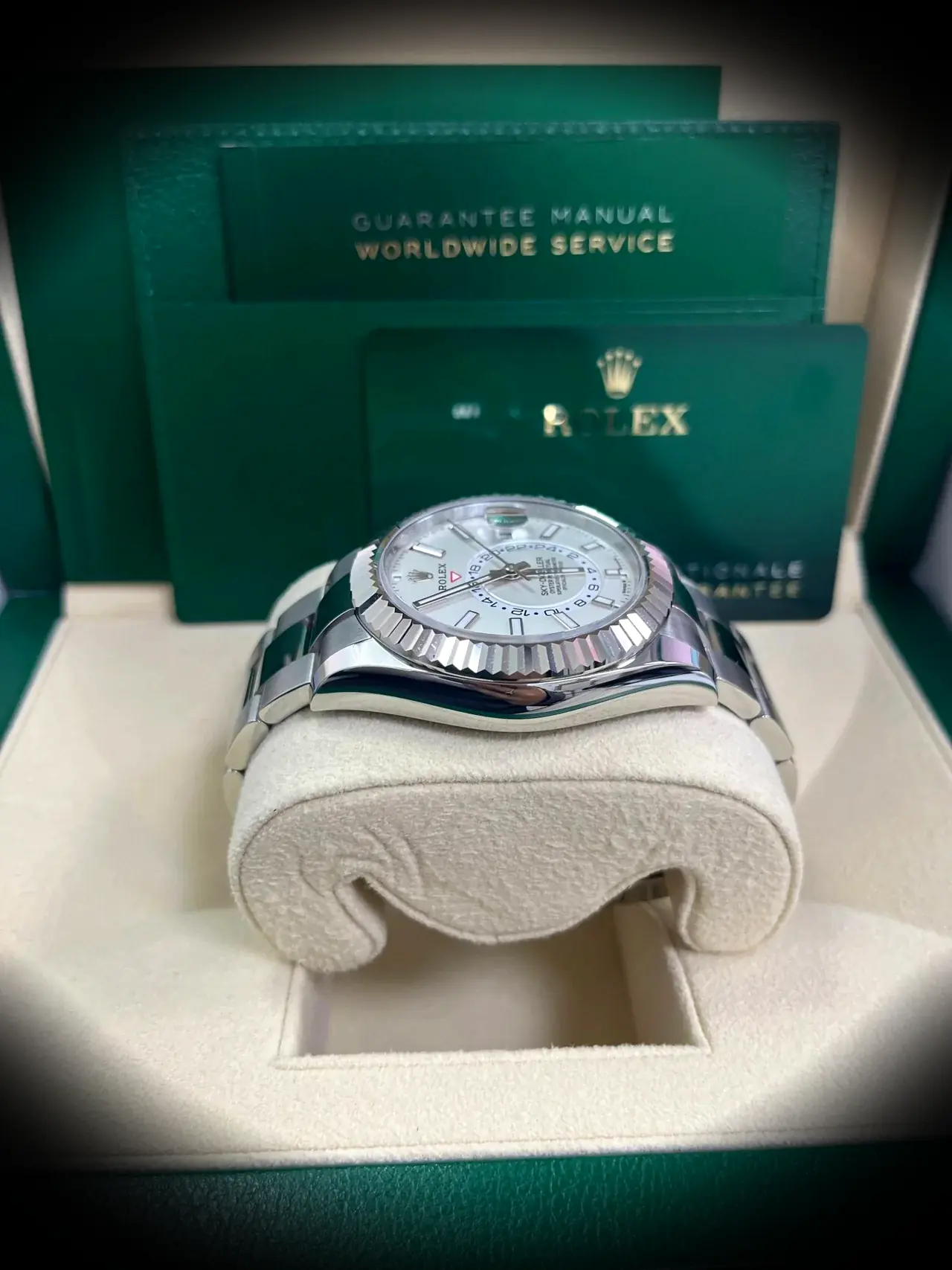 Sky-Dweller 336934 swiss clone 42mm — wrist shot