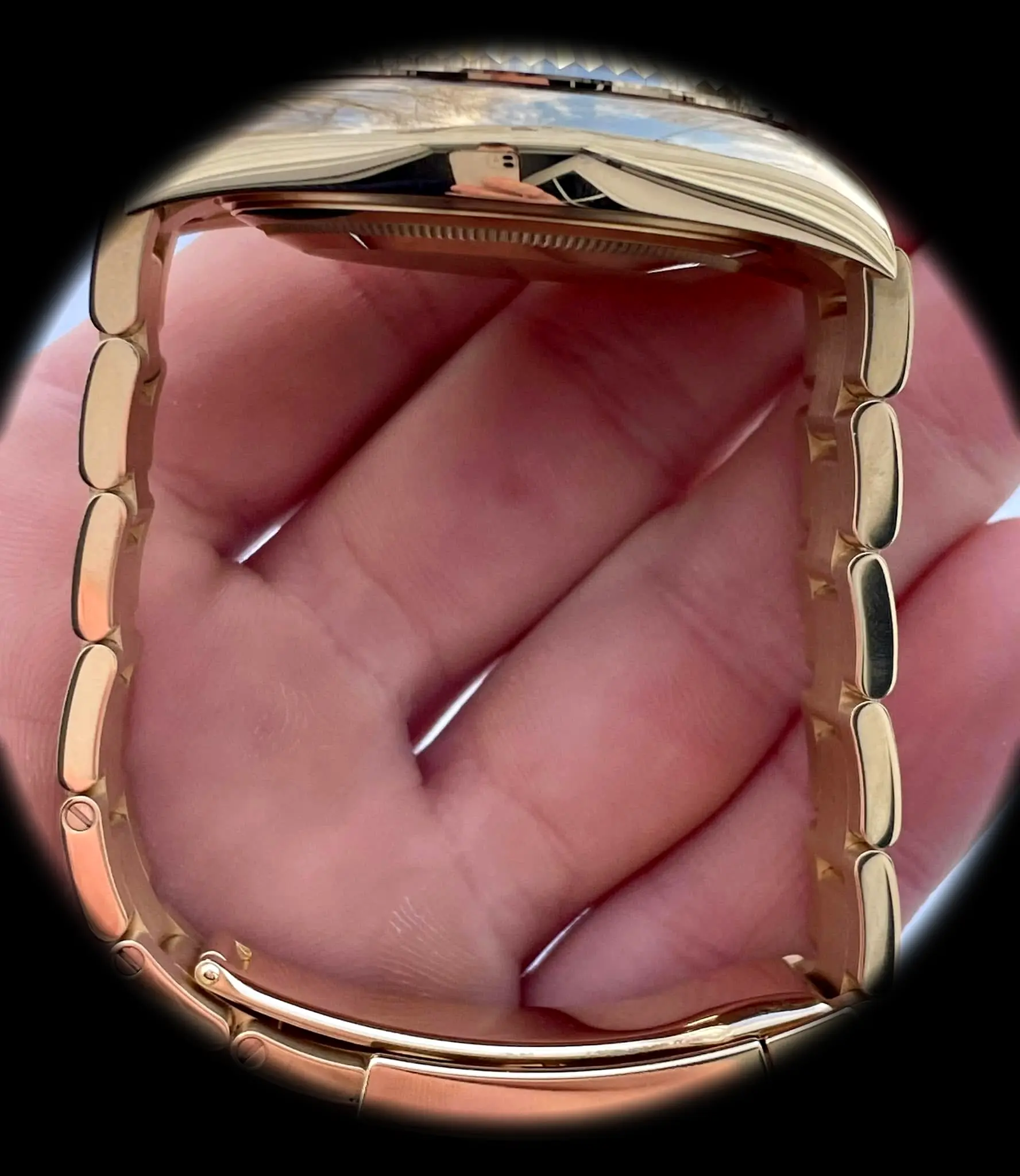 Rolex Sky-Dweller 336938 swiss clone — bracelet detail