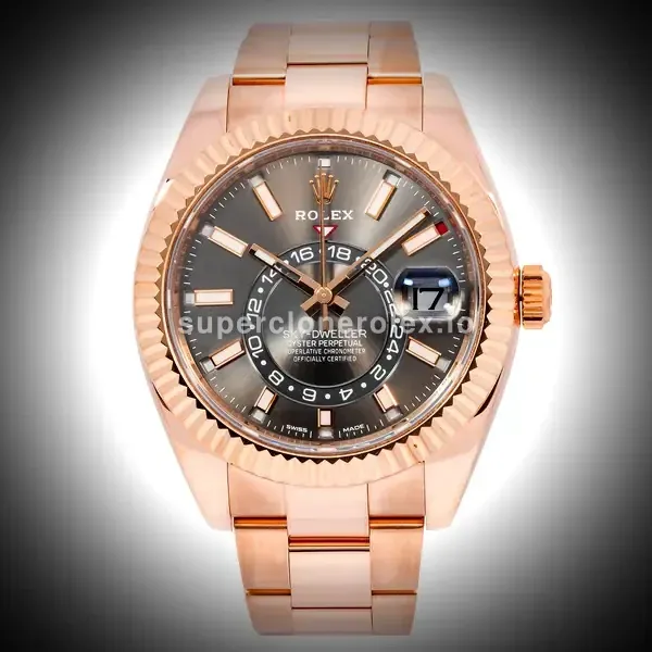Sky-Dweller 336935 swiss clone slate dial — front view