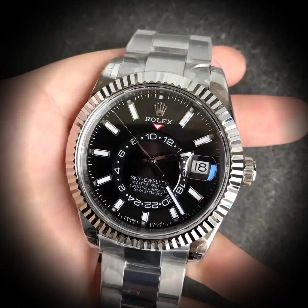 Rolex Sky-Dweller 326238 eta clone 42mm — dial close-up