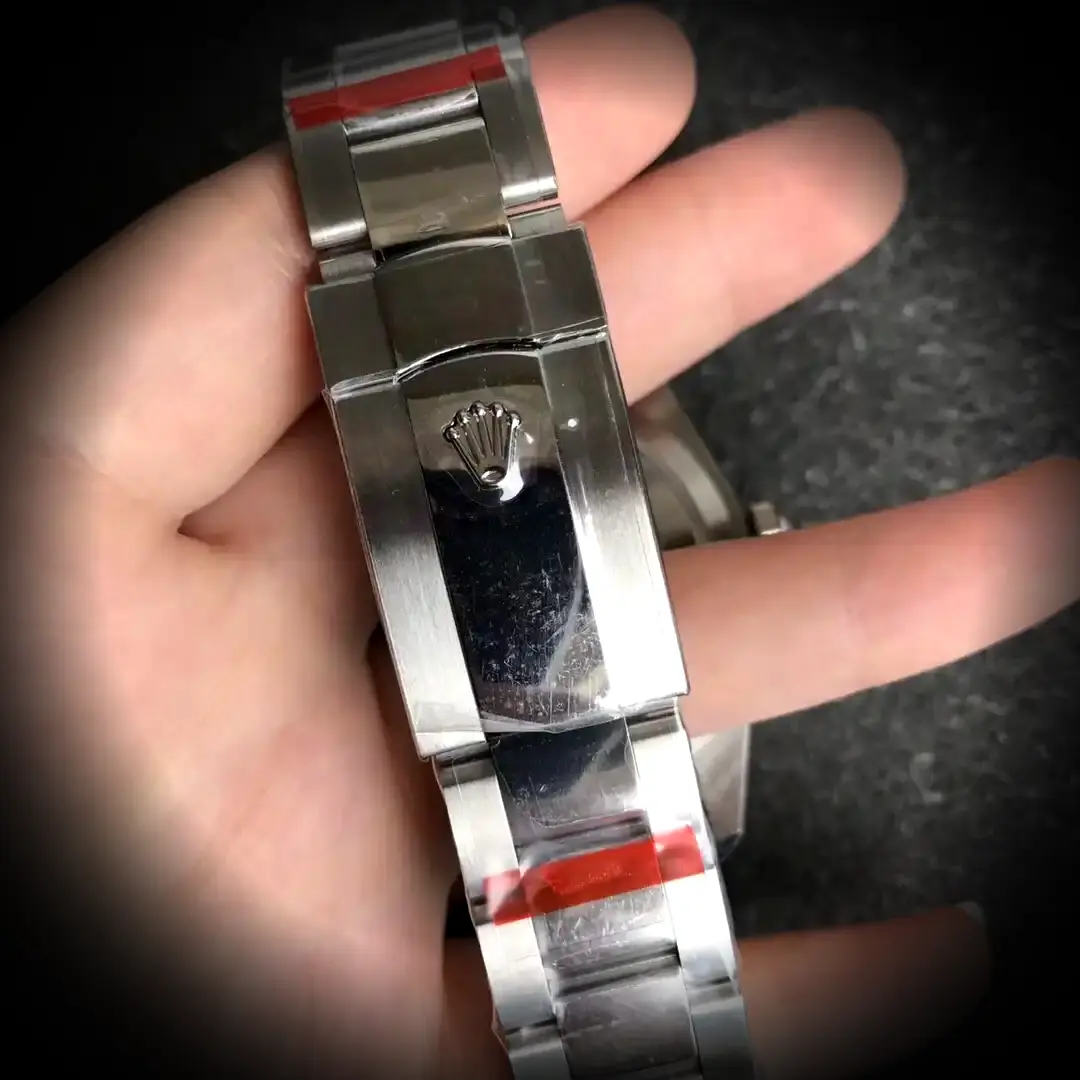 Sky-Dweller 326238 eta clone bright blue dial — angled view