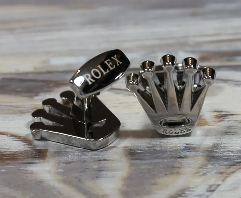 Rolex Accessories CUFF-003 replica black dial — front view